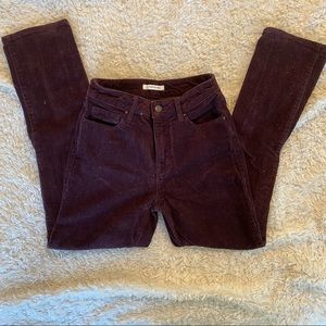 Pacsun purple corduroy mom jean